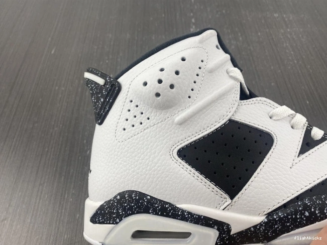 Retro Jordan 6 384664-101 Oreo 0807